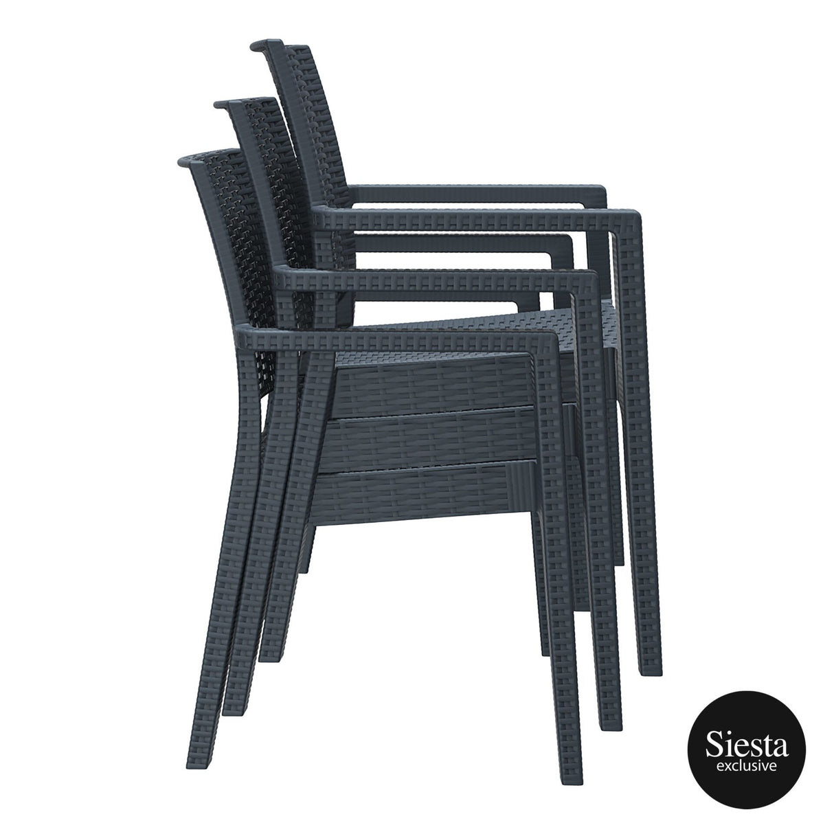 FL Resin Rattan Outdoor Ibiza Arm Chair & Tequila Coffee Table Package