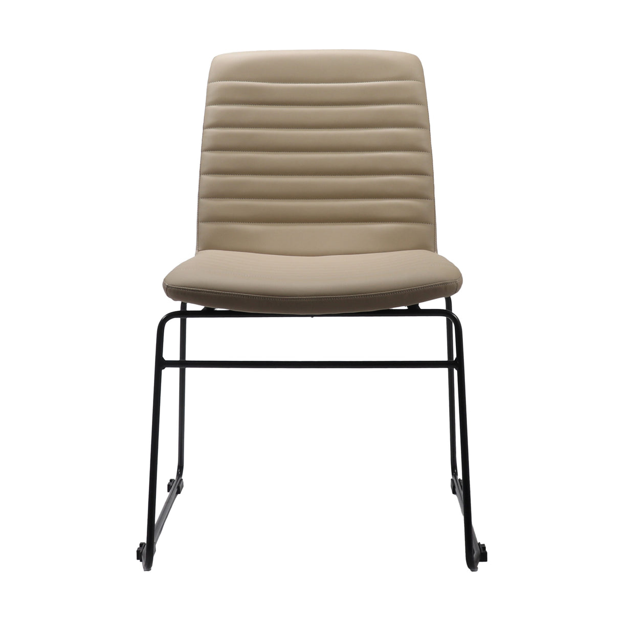 RL Pixel PU Leather Upholstered Sled Base Breakout Chair