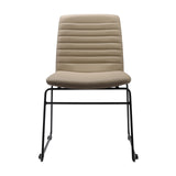 RL Pixel PU Leather Upholstered Sled Base Breakout Chair