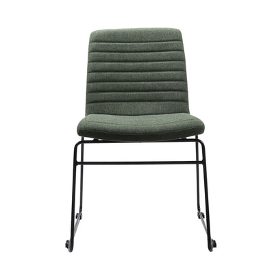 RL Pixel Fabric Upholstered Sled Base Breakout Chair