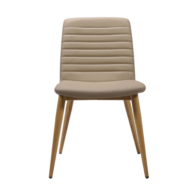 RL Pixel PU Leather Upholstered 4 Leg Breakout Chair