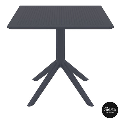 FL Sky Hospitality Square Outdoor Dining Table