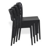 FL Siesta Portofino Hospitality Stackable Outdoor Chair