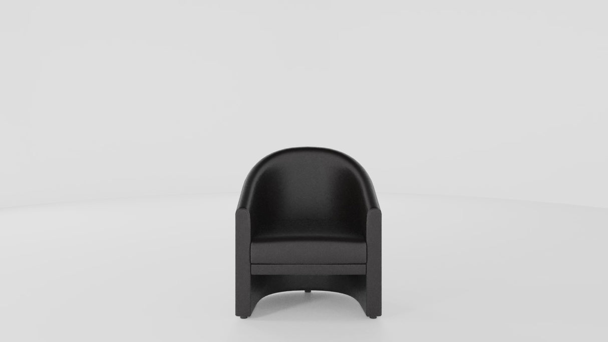 RL Space PU Leather Upholstered Tub Chair