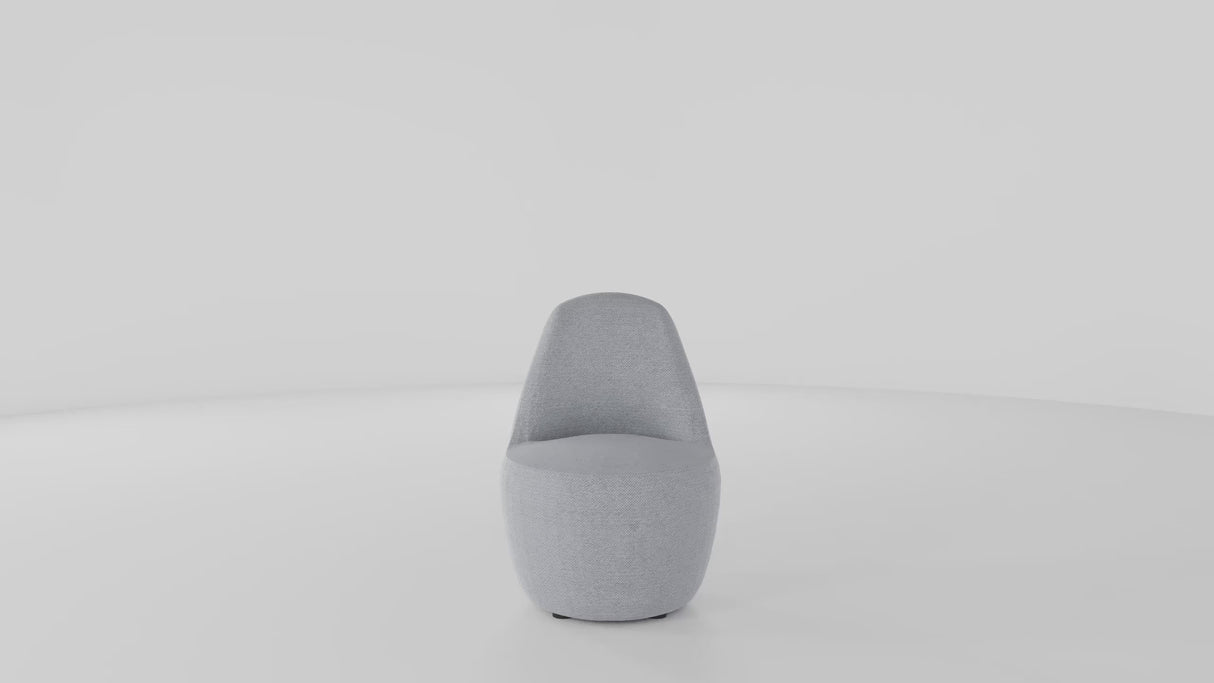 RL Myk Fabric Upholstered Breakout Lounge Chair