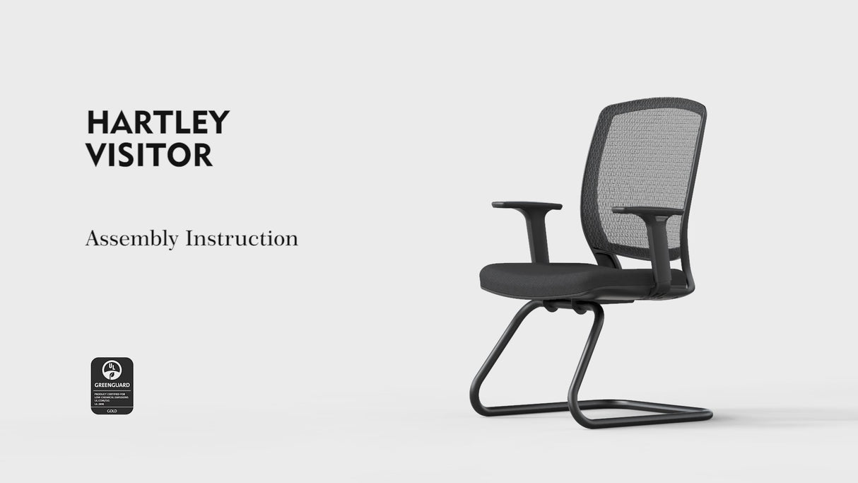 RL Harley Sled Base Mesh Back Visitor Chair