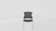 RL Zola Chrome Sled Base Stackable Visitor Chair