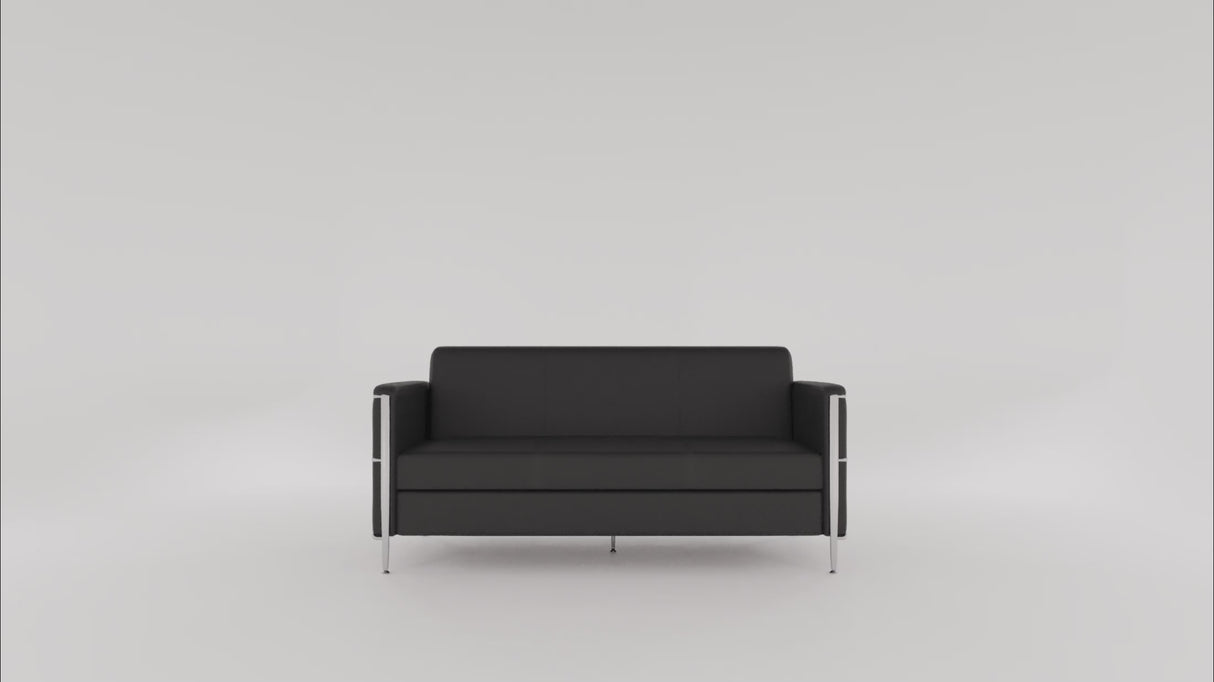 RL Eclipse PU Leather Upholstered 3 Seater Breakout Sofa