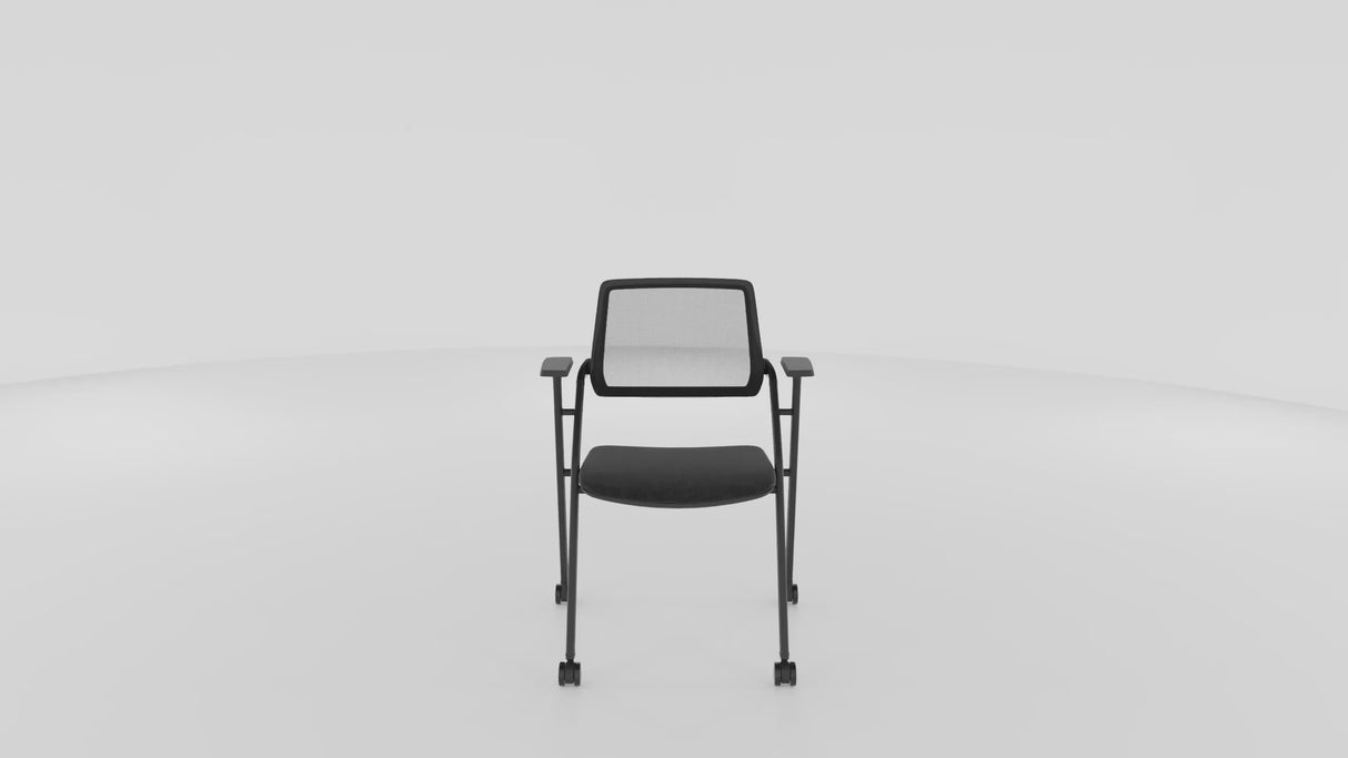 RL Air Mesh Back Foldable Training Chair