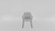 RL Aspen Fabric Upholstered Metal Sled Base Visitor Tub Chair
