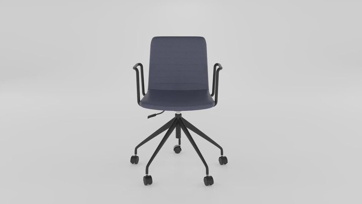 RL Pixel Swivel PU Leather Upholstered Breakout and Meeting Chair
