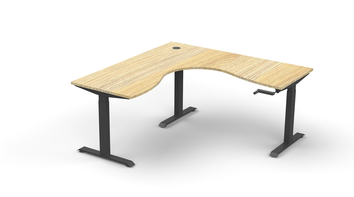 RL Boost Crank Single User Height Adjustable Corner Workspace
