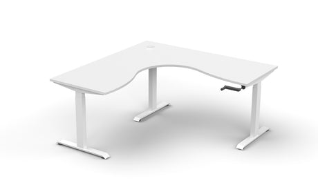 RL Boost Crank Single User Height Adjustable Corner Workspace