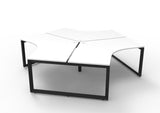 RL Infinity 120 Degree Loop Leg System Desk for 3 Users