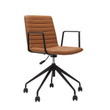 RL Pixel Swivel PU Leather Upholstered Breakout and Meeting Chair