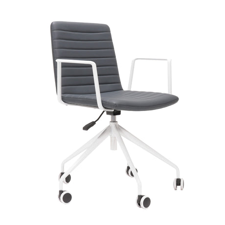 RL Pixel Swivel PU Leather Upholstered Breakout and Meeting Chair