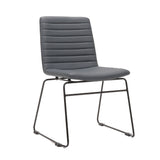 RL Pixel PU Leather Upholstered Sled Base Breakout Chair