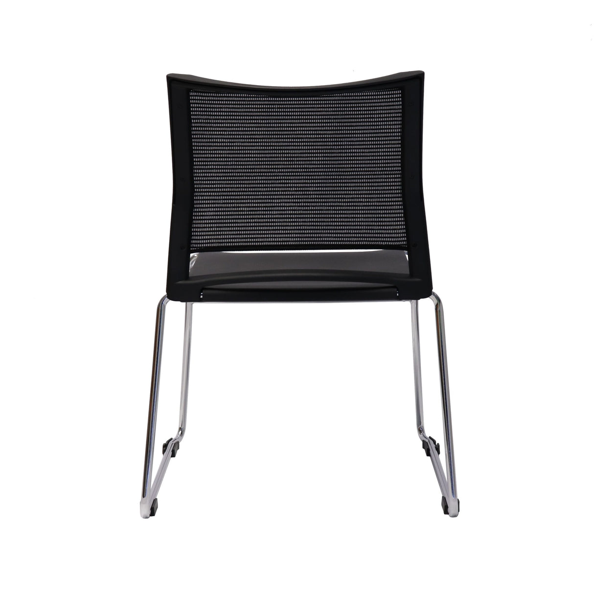 RL PMV Stackable Chrome Sled Base Hospitality Chair
