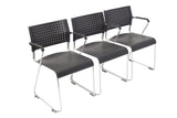 RL Wimbledon Stackable Chrome Sled Base Visitor Armchair