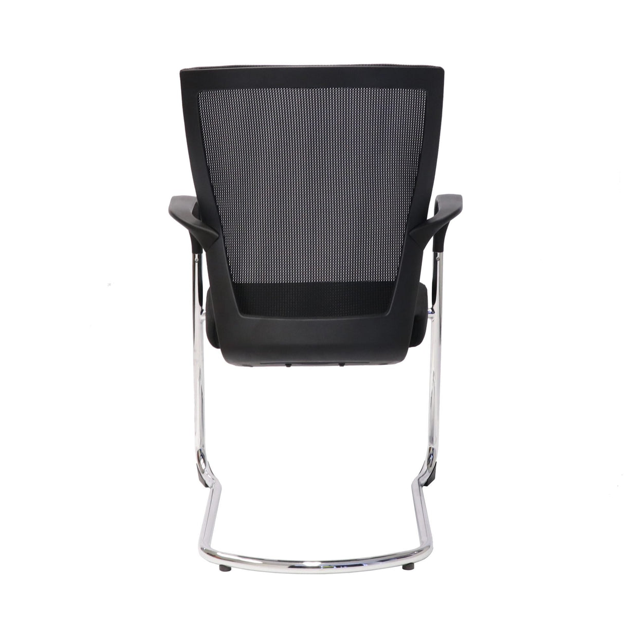 RL WMCC Chrome Sled Base Mesh Back Visitor Armchair