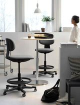 RL Yoyo Fabric Upholstered Drafting Chair