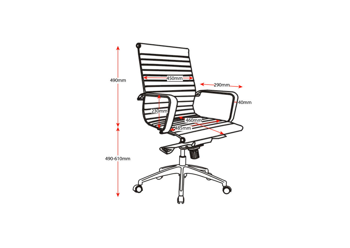 RL PU605M PU Boardroom Chair