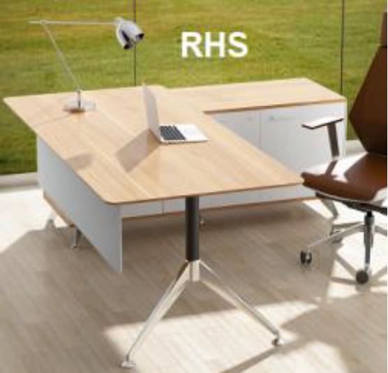 GP Potenza Executive Desk With Return