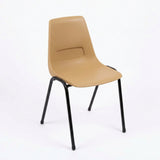 MA Shell Stackable Metal 4 Leg Visitor Chair