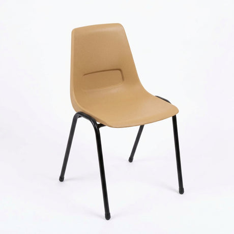 MA Shell Stackable Metal 4 Leg Visitor Chair