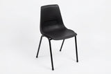 MA Shell Stackable Metal 4 Leg Visitor Chair