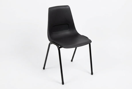 MA Shell Stackable Metal 4 Leg Visitor Chair