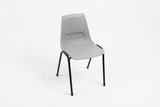 MA Shell Stackable Metal 4 Leg Visitor Chair