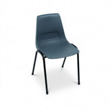 MA Shell Stackable Metal 4 Leg Visitor Chair