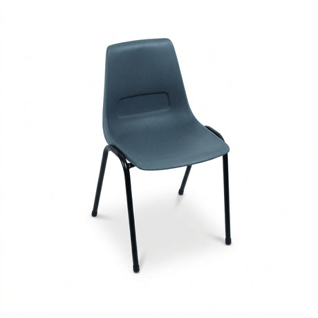 MA Shell Stackable Metal 4 Leg Visitor Chair