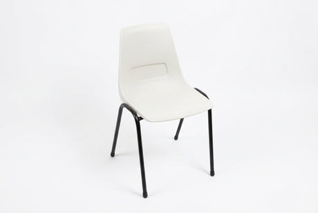 MA Shell Stackable Metal 4 Leg Visitor Chair