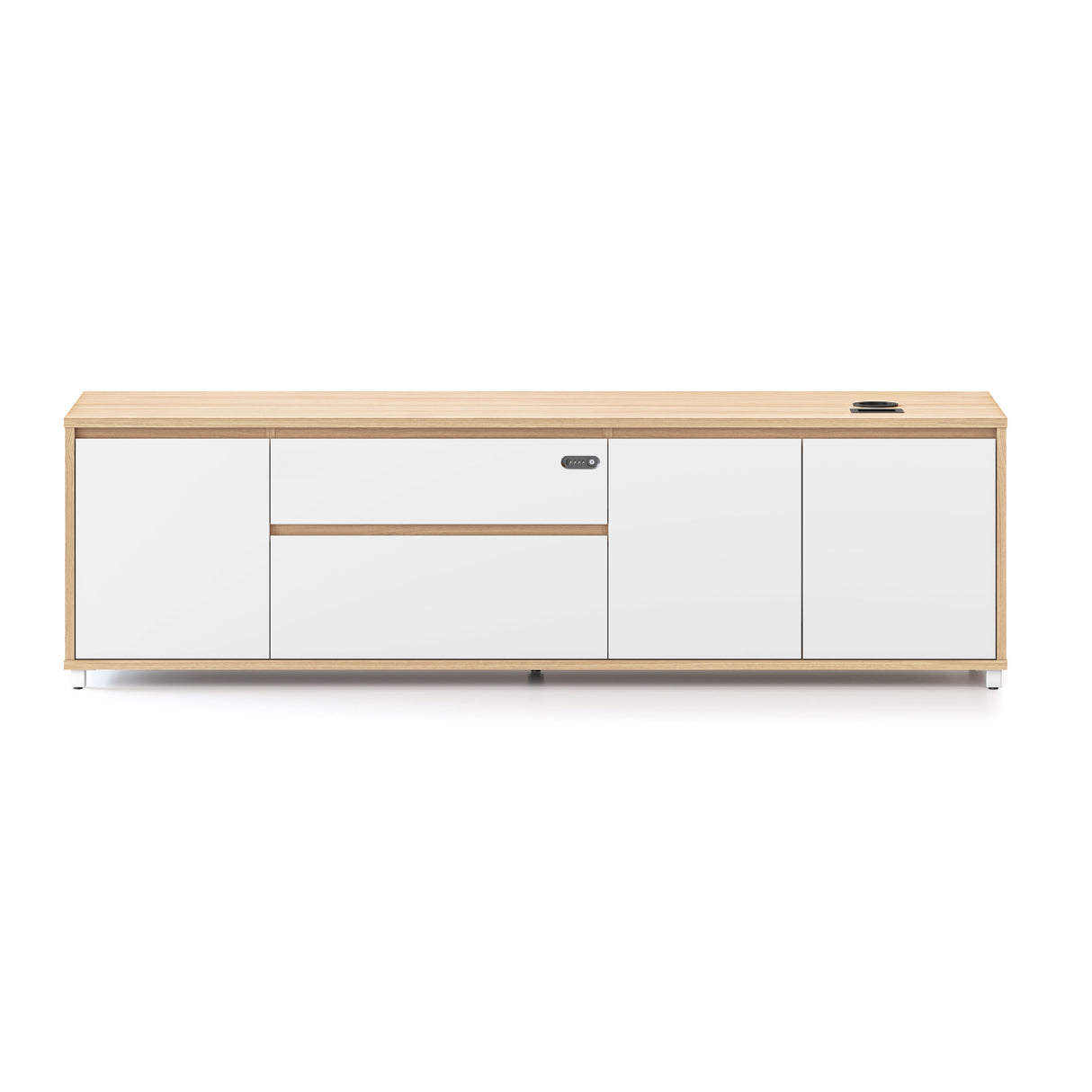 RL Executive Height Adjustable 3 Door 2 Drawer Credenza