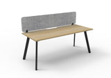RL Eternity Single Sided Workstation with Grey Eco Panel Screen