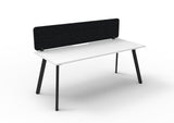 RL Eternity Single Sided Workstation with Black Eco Panel Screen
