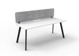 RL Eternity Single Sided Workstation with Grey Eco Panel Screen