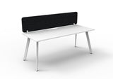 RL Eternity Single Sided Workstation with Black Eco Panel Screen