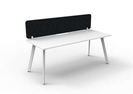 RL Eternity Single Sided Workstation with Black Eco Panel Screen
