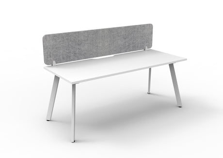 RL Eternity Single Sided Workstation with Grey Eco Panel Screen