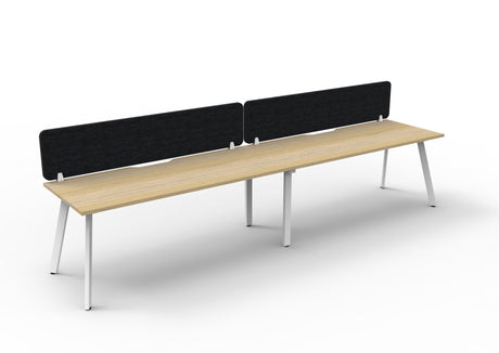 RL Eternity Single Sided Workstation with Black Eco Panel Screen