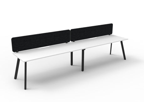 RL Eternity Single Sided Workstation with Black Eco Panel Screen