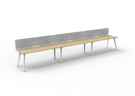 RL Eternity Single Sided Workstation with Grey Eco Panel Screen