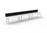 RL Eternity Single Sided Workstation with Black Eco Panel Screen