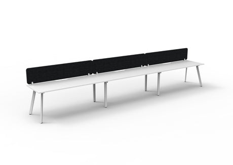 RL Eternity Single Sided Workstation with Black Eco Panel Screen