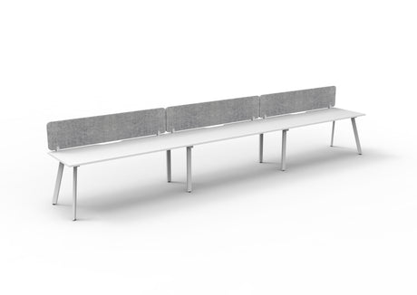 RL Eternity Single Sided Workstation with Grey Eco Panel Screen