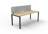 RL Infinity Profile Leg Single Sided Workstation with Grey Eco Panel Screen