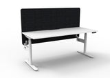 RL Halo Plus Motorized Height Adjustable Desk with Black Eco Panel Screen